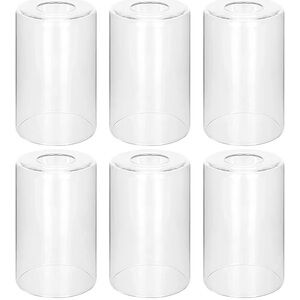 6 Pack Clear Glass Shades Replacement